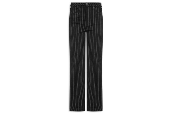 Calça Feminina Sarja Juliette Estampada - Preto