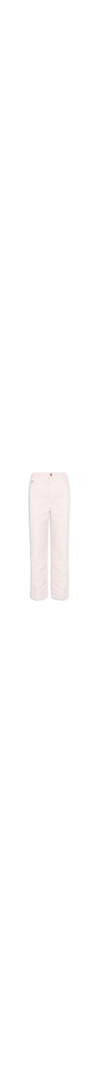 Calça Feminina Sarja Luna Mom Super High - Rosa