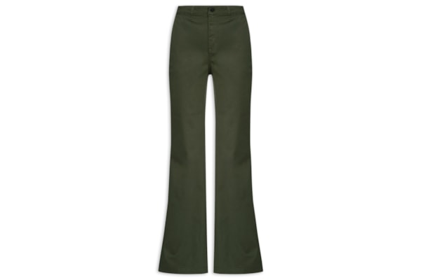 Calça Feminina Sarja Madrid Boot Cut - Verde