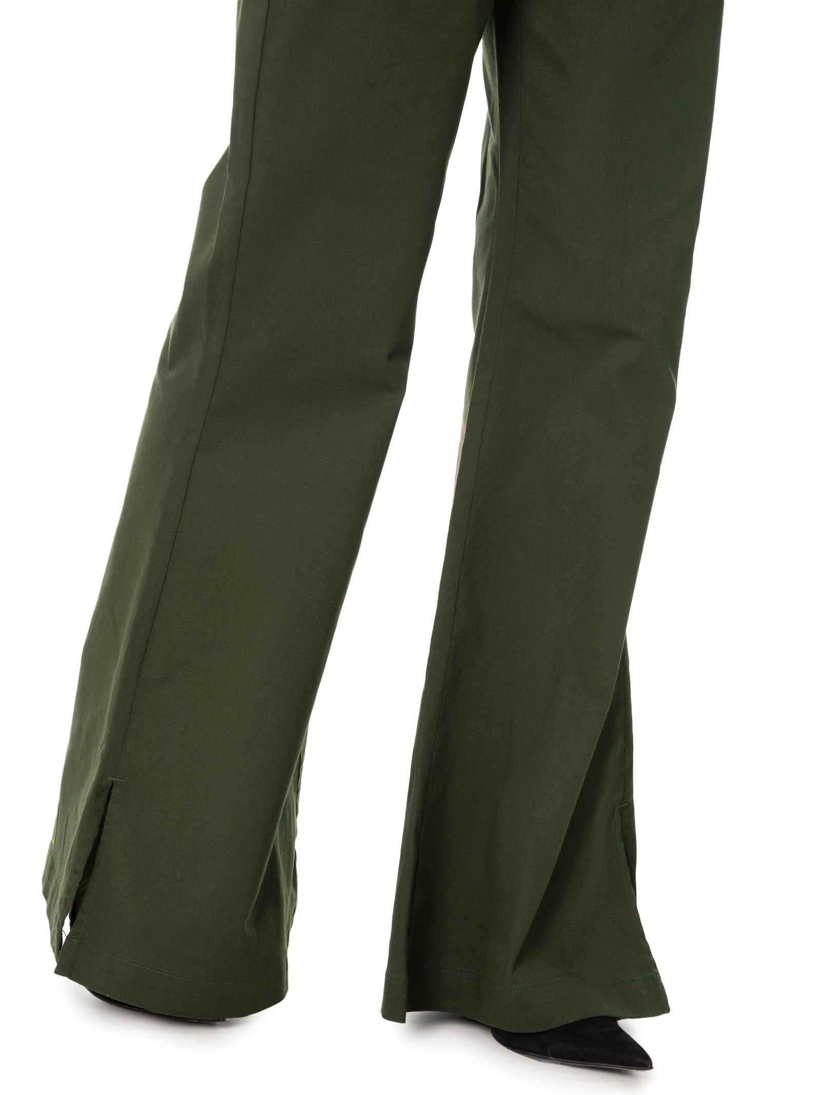 Calça Feminina Sarja Madrid Boot Cut Verde Colcci Jeans