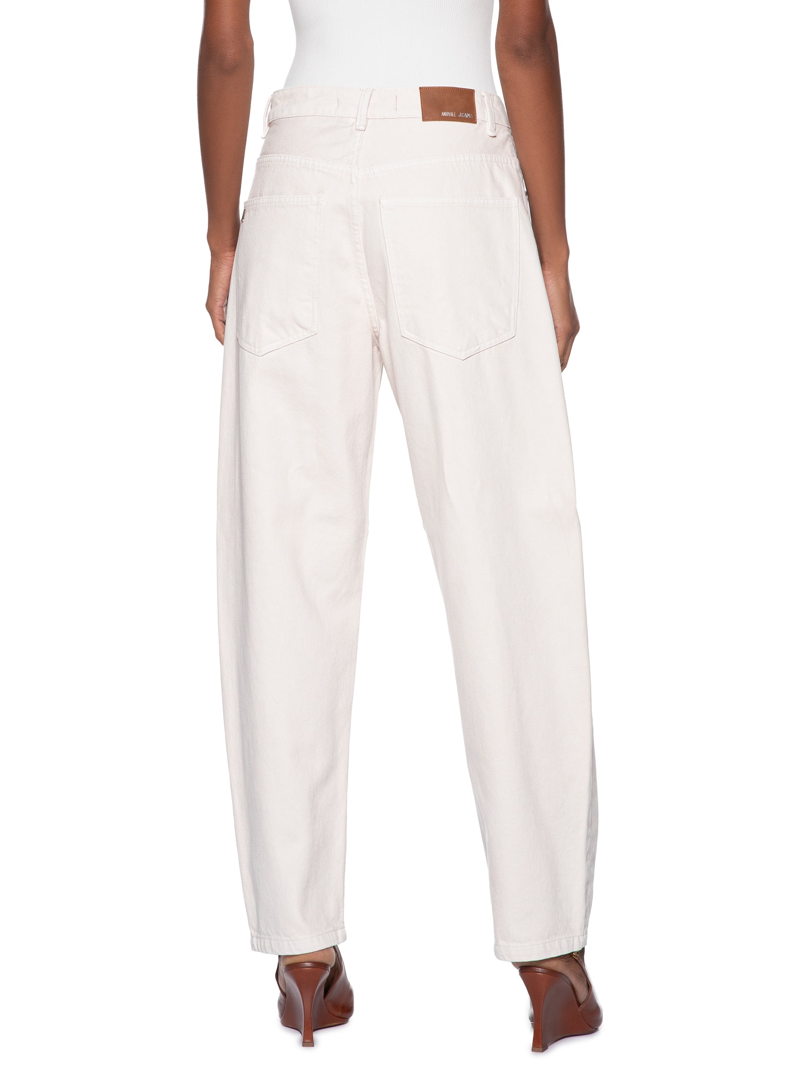 Calça Feminina Sarja Nipper New Basic Branco Animale Jeans