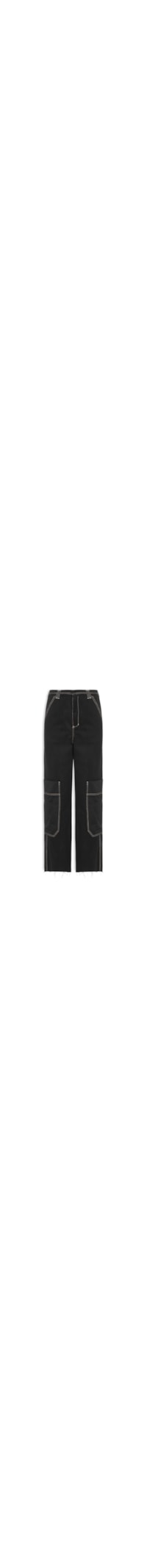 Calça Feminina Sarja Pespontos - Preto