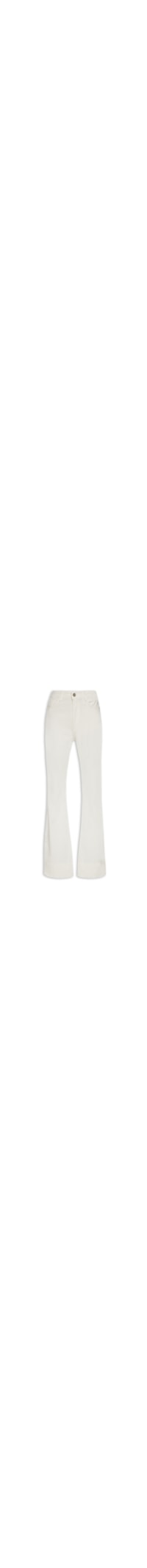 Calça Feminina Sarja Premium Flare - Off White