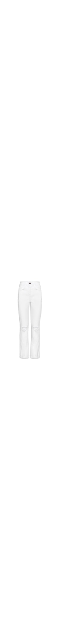 Calça Feminina Sarja Reta - Branco