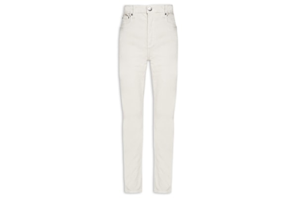Calça Feminina Sarja Skinny Basic High Veludo - Cinza