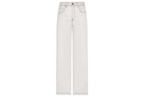 Calça Feminina Sarja Wide Leg Grey - Cinza