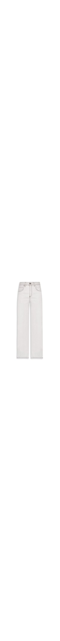 Calça Feminina Sarja Wide Leg Grey - Cinza