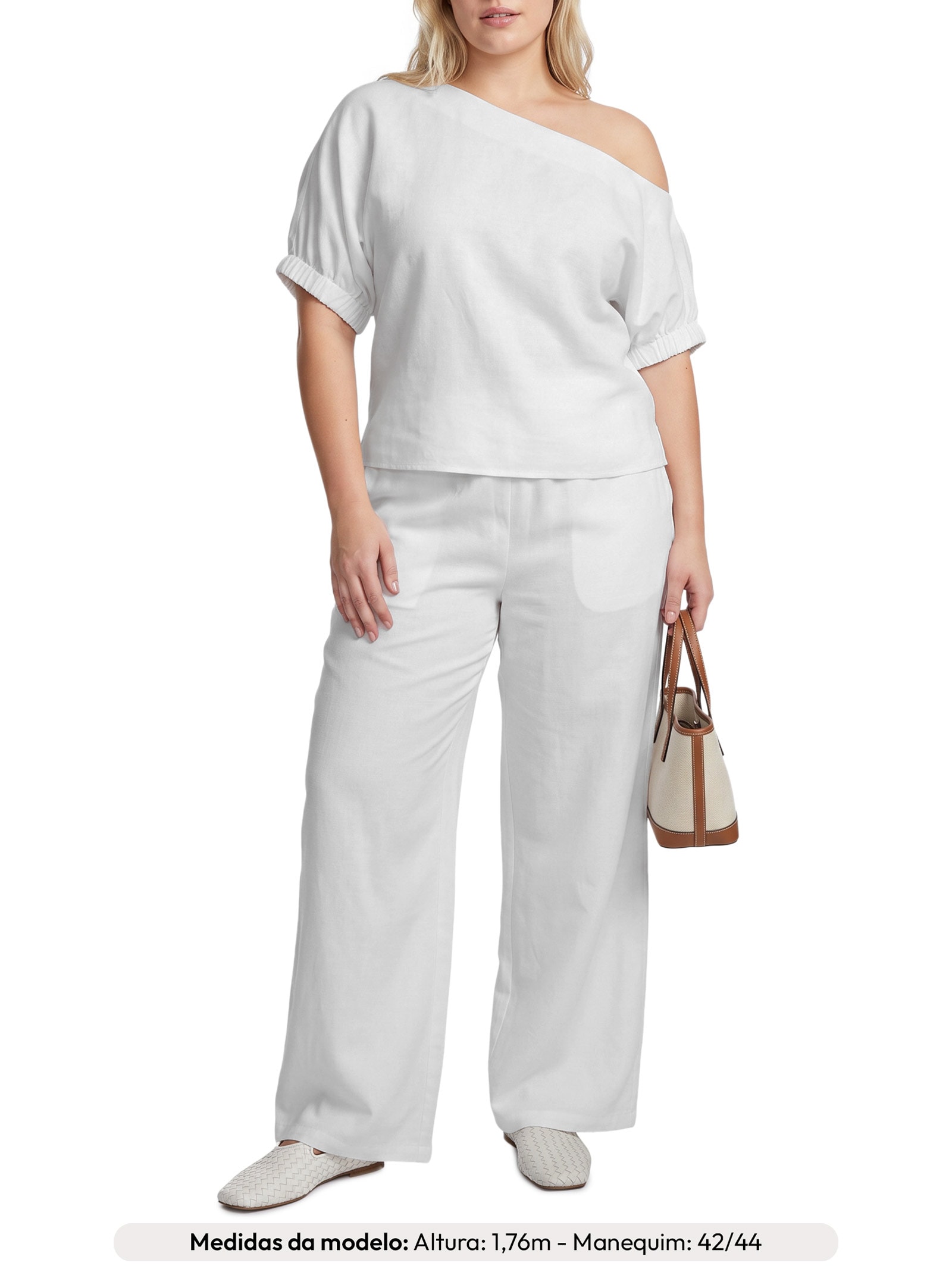 Calça Feminina Serena Branco Le Lis