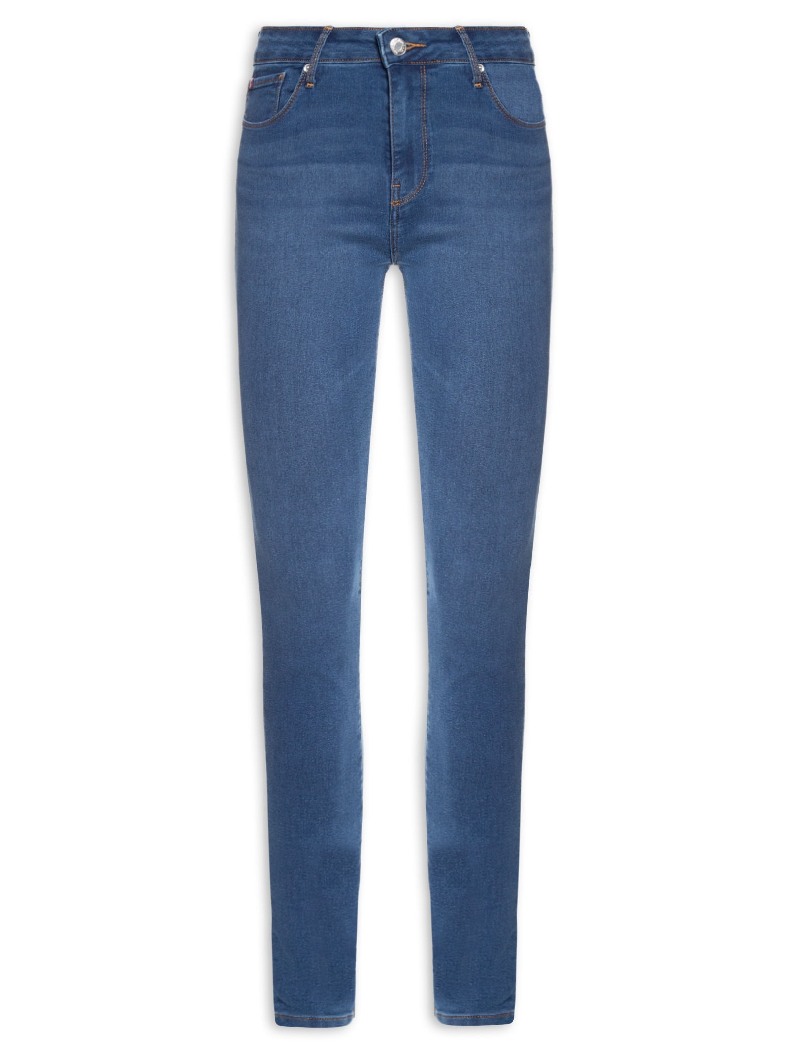 Calça Feminina Skinny Azul Tommy Hilfiger