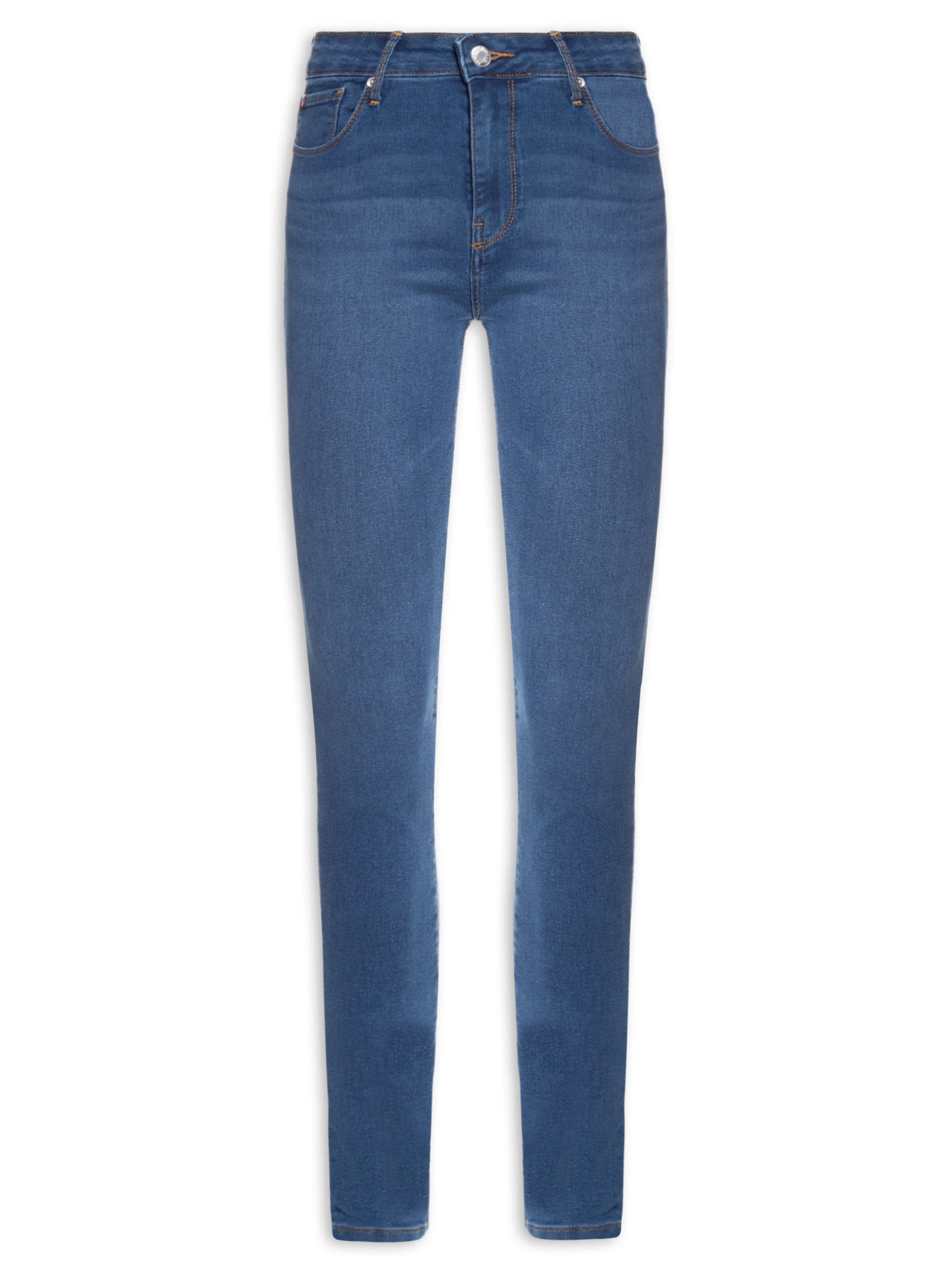 Calça Feminina Skinny Azul Tommy Hilfiger