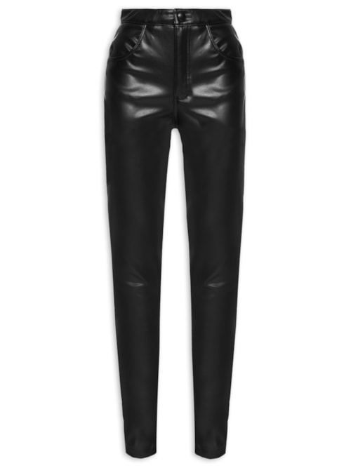Calça Feminina Skinny Cintura Alta – Preto