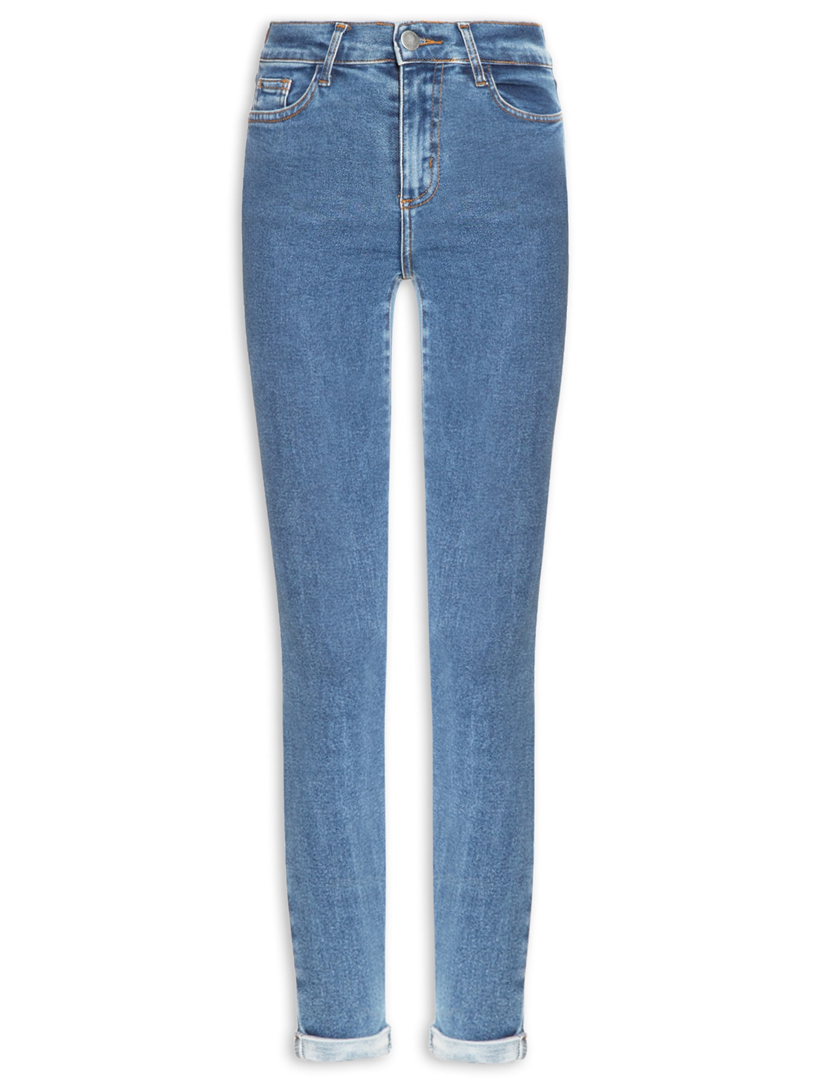 Calça Feminina Skinny Jeans Azul Market 33