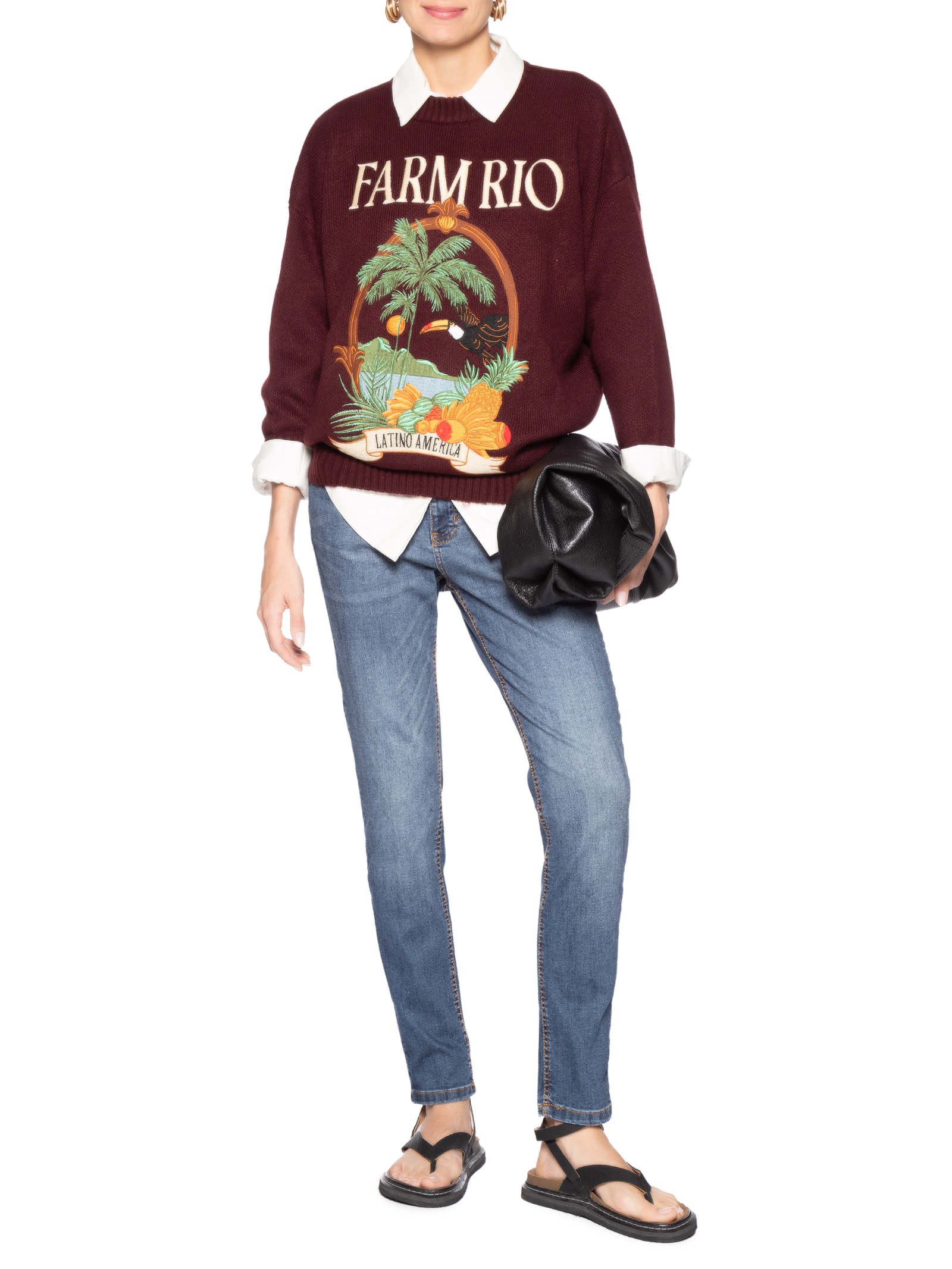 Calça Feminina Skinny Jeans Azul Farm