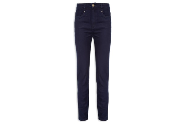 Calça Feminina Skinny Jeans Paris Amaciado - Azul