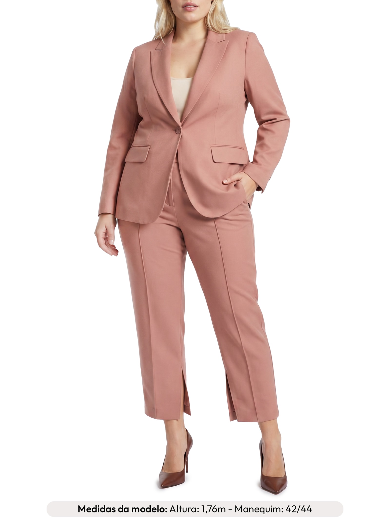 Calça Feminina Skinny Julia III Rosa Le Lis
