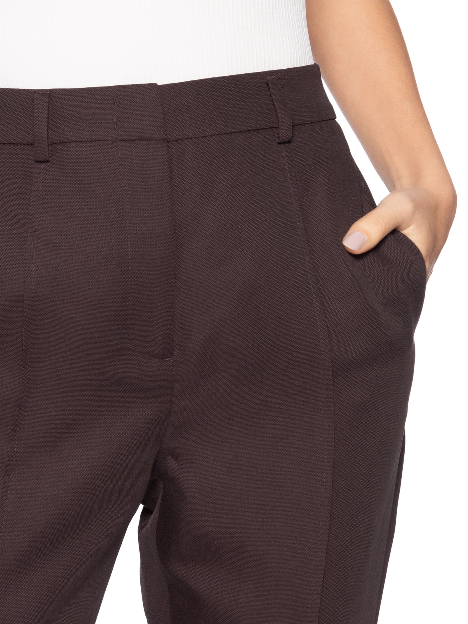 Calça Feminina Skinny Julia IV Marrom Le Lis