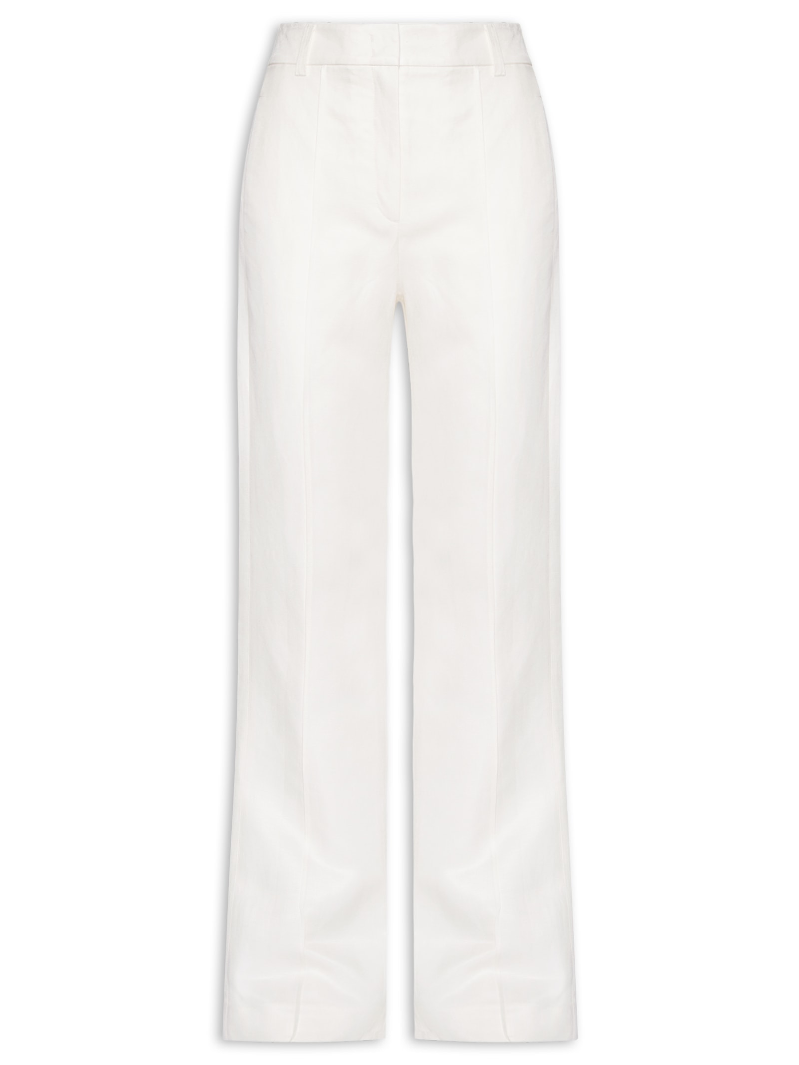 Calça Feminina Slim Alfaiataria Brumas Branco Animale