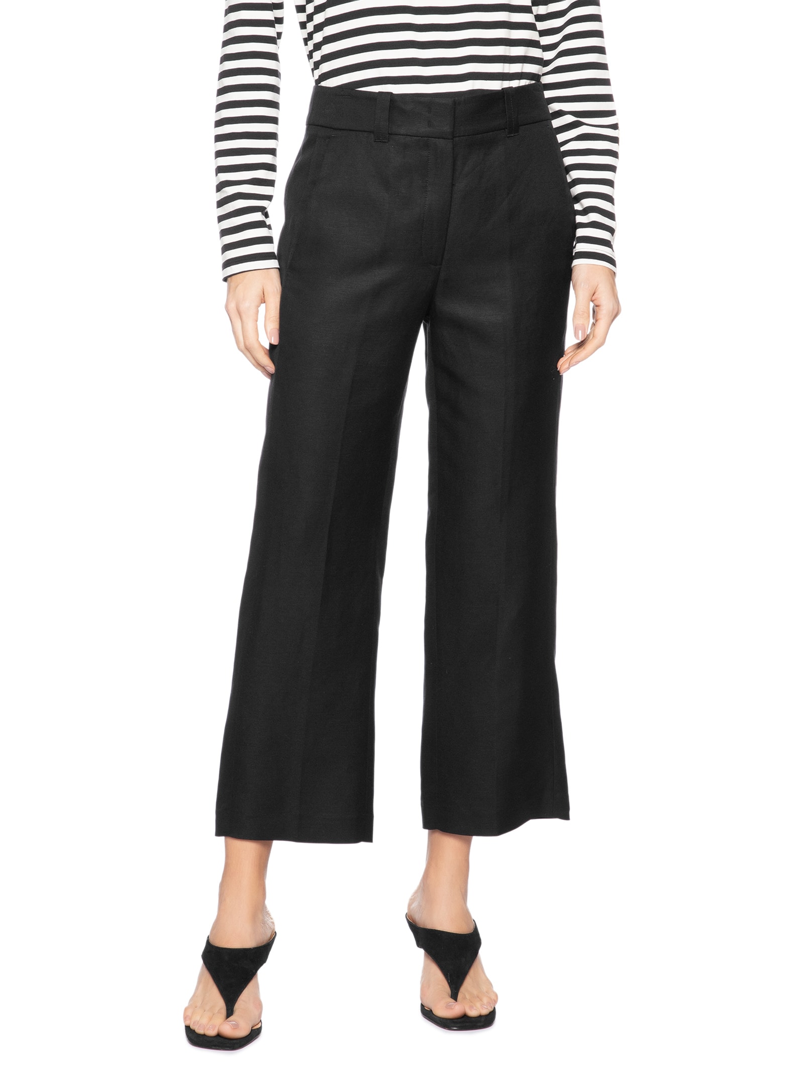 Calça Feminina Slim Alfaiataria Brumas Preto Animale