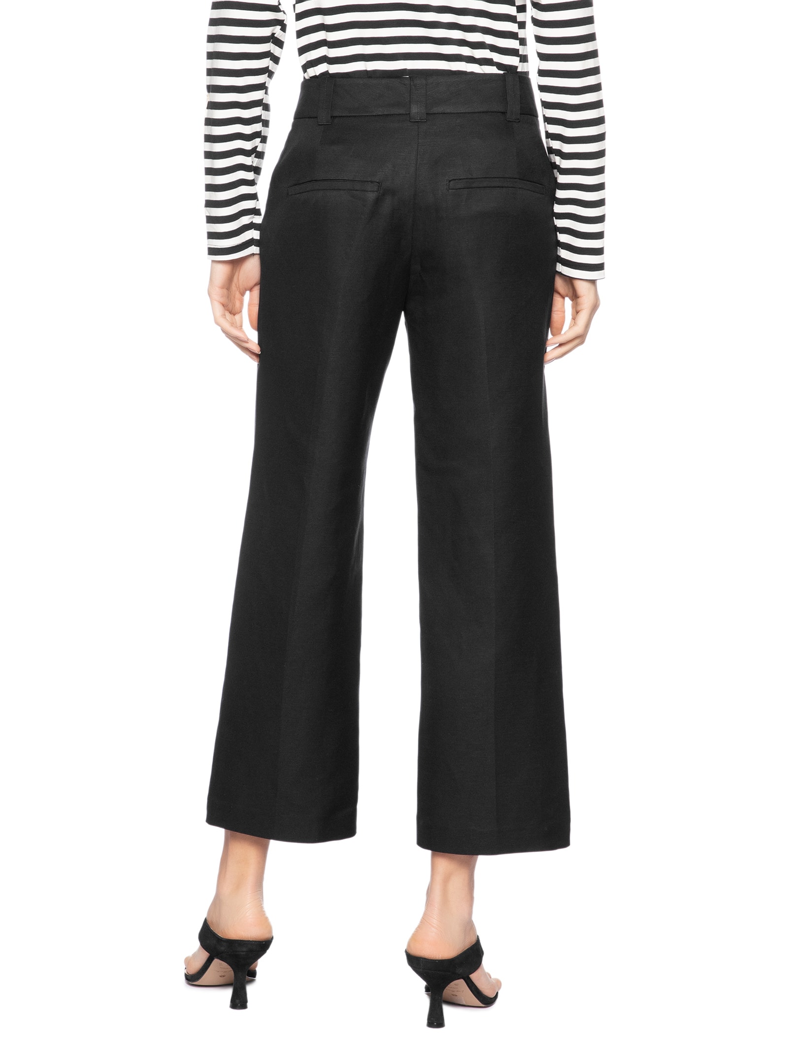 Calça Feminina Slim Alfaiataria Brumas Preto Animale