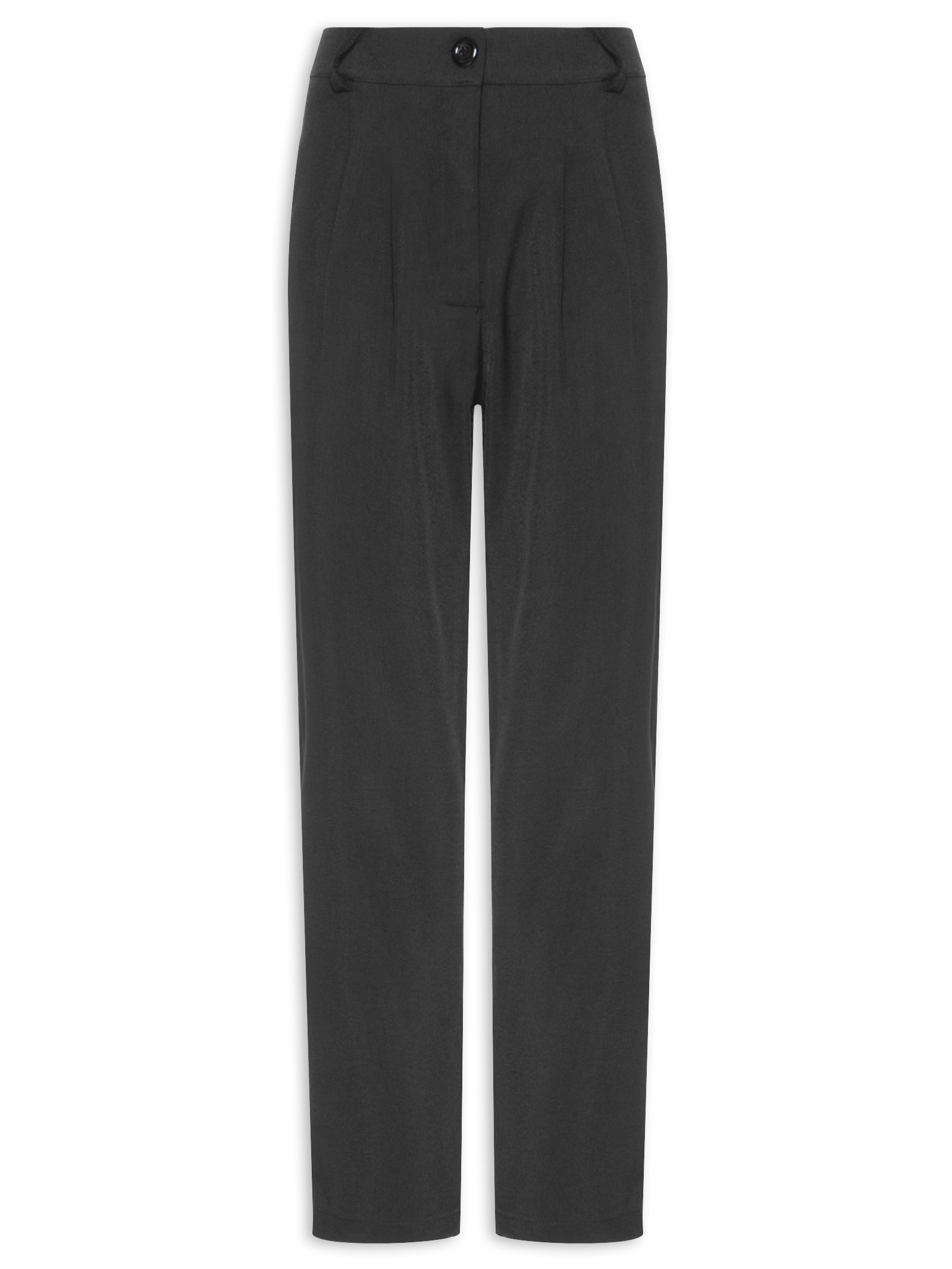 Calça Feminina Slim Alfaiataria Preto Basiq