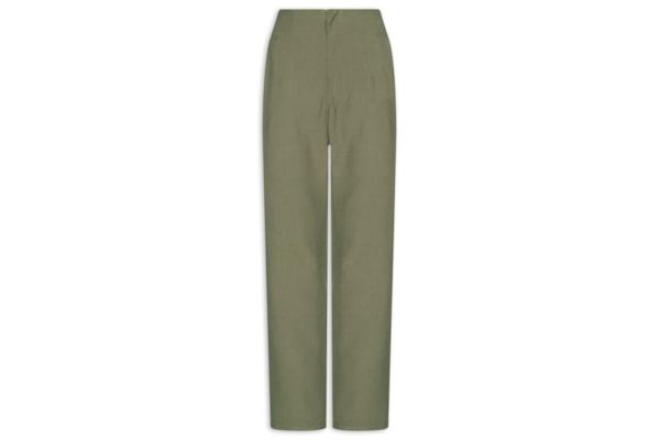 Calça Feminina Slim Com Bolso - Verde