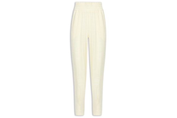 Calça Feminina Slouchy Cintura Alta Em Viscolinho - Amarelo