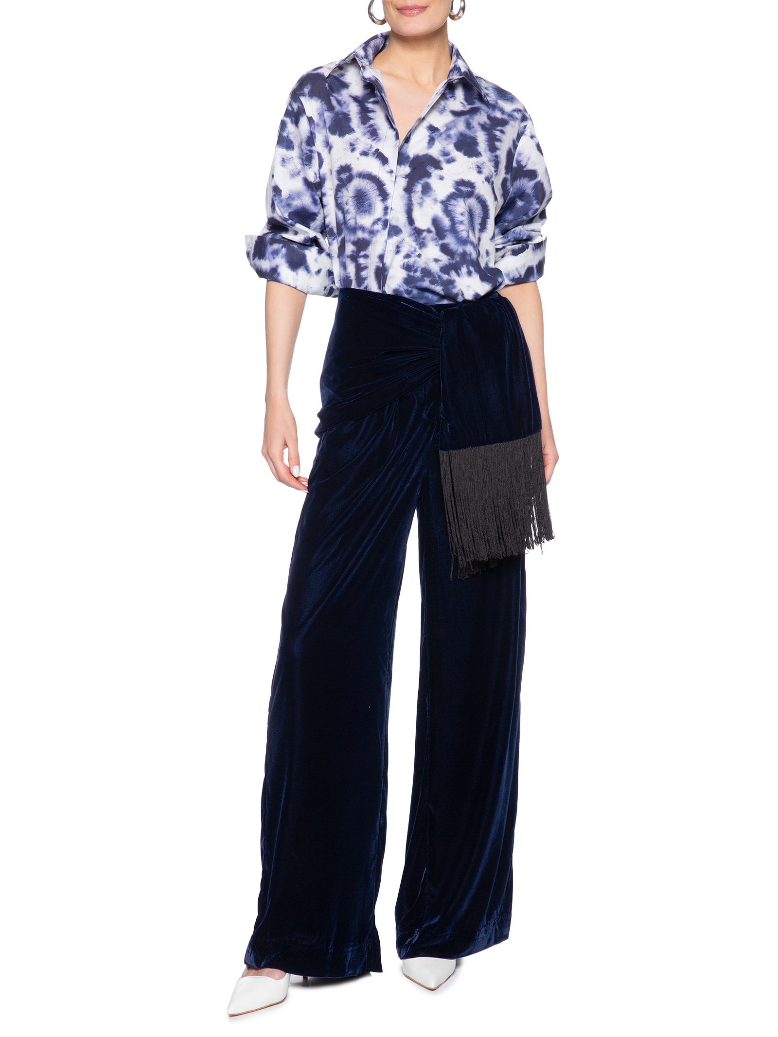 Calça Feminina Sônia Azul Le Lis