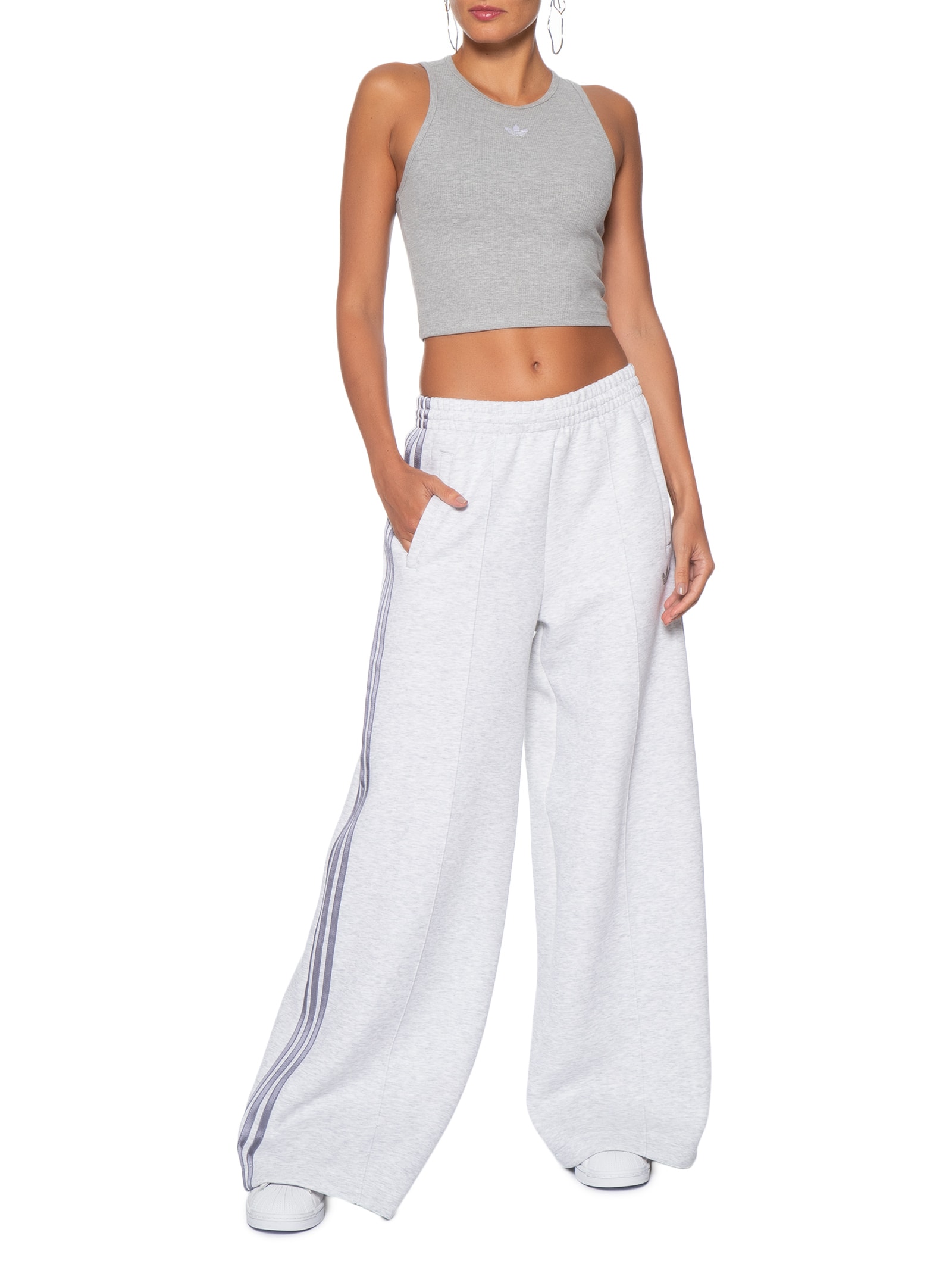 Calça Feminina Spacer Adicolor Modern Cinza Adidas Originals
