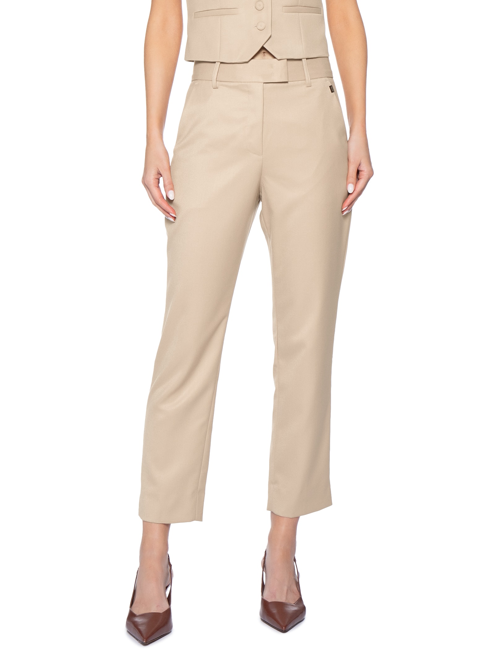 Calça Feminina Stella Bege Le Lis