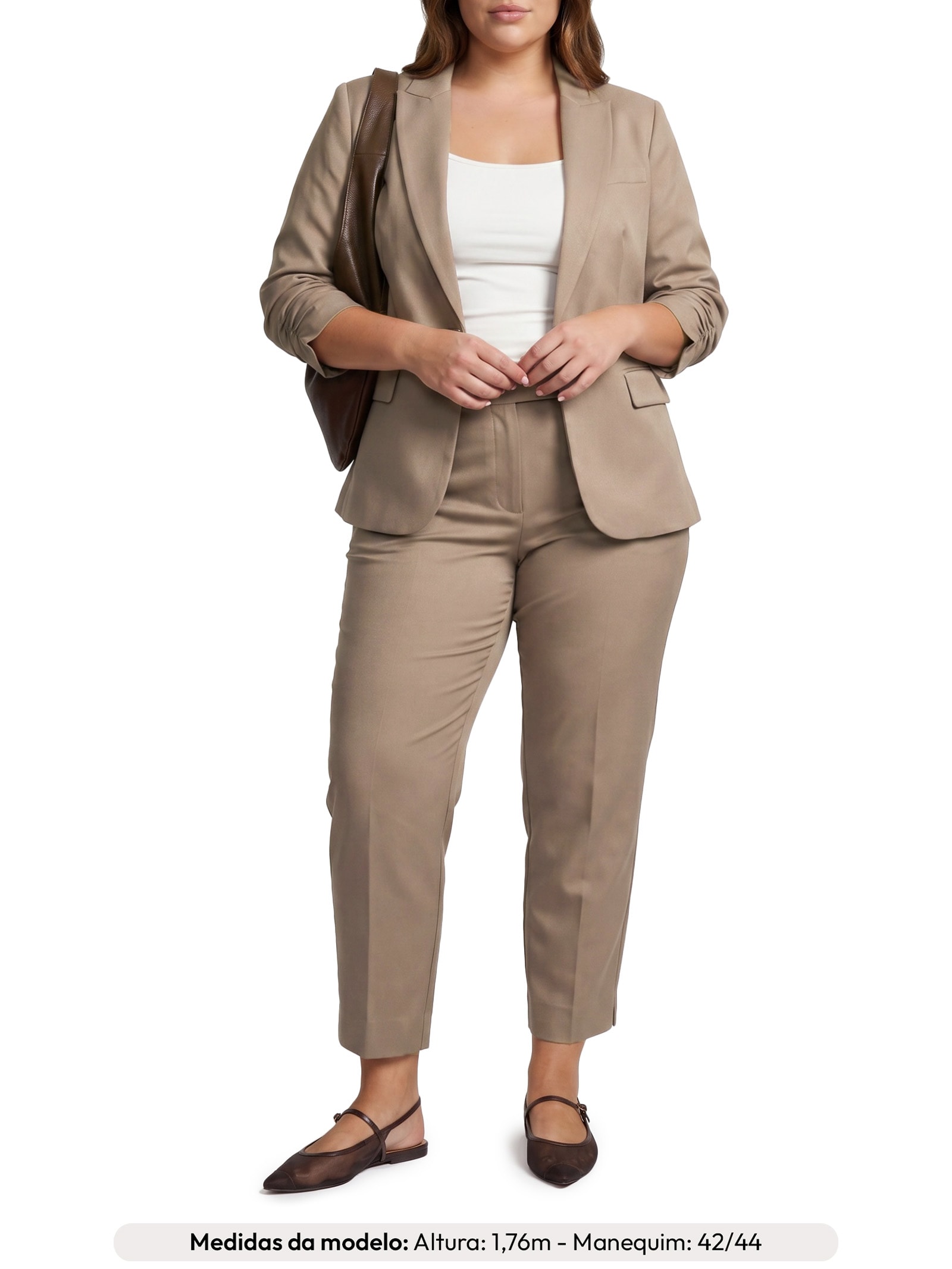 Calça Feminina Stella Marrom Le Lis