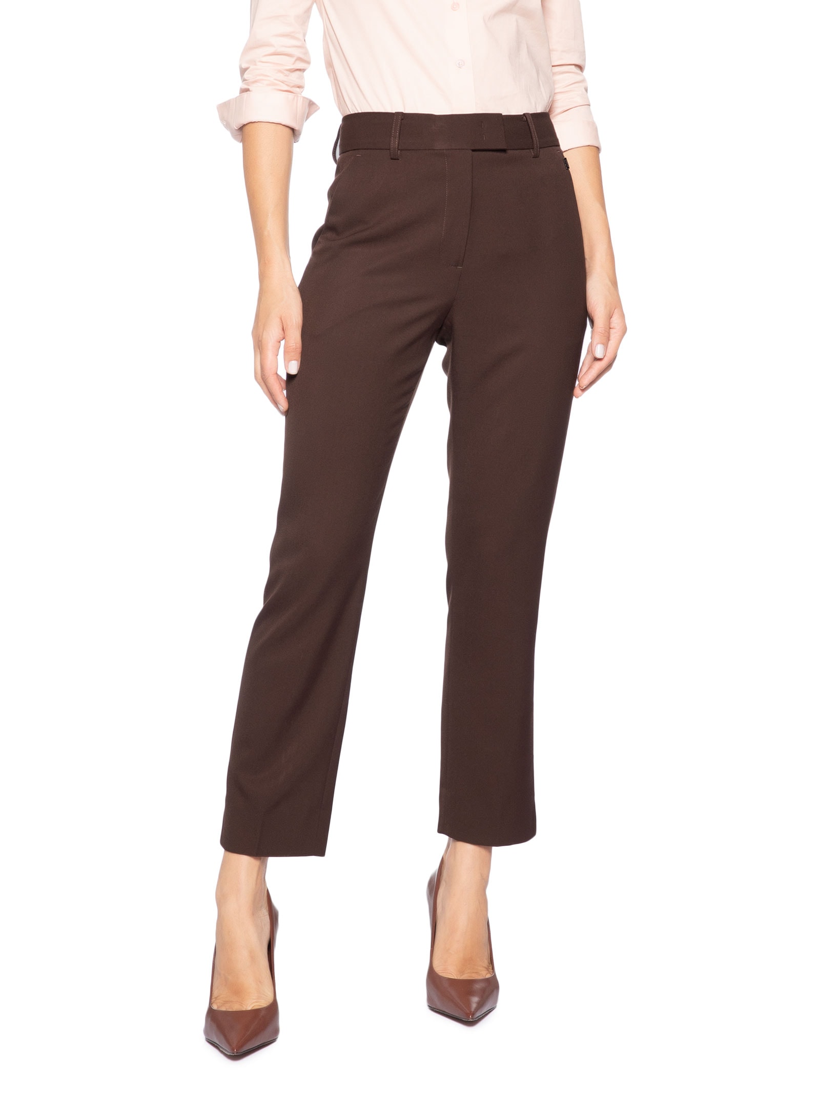 Calça Feminina Stella Marrom Le Lis