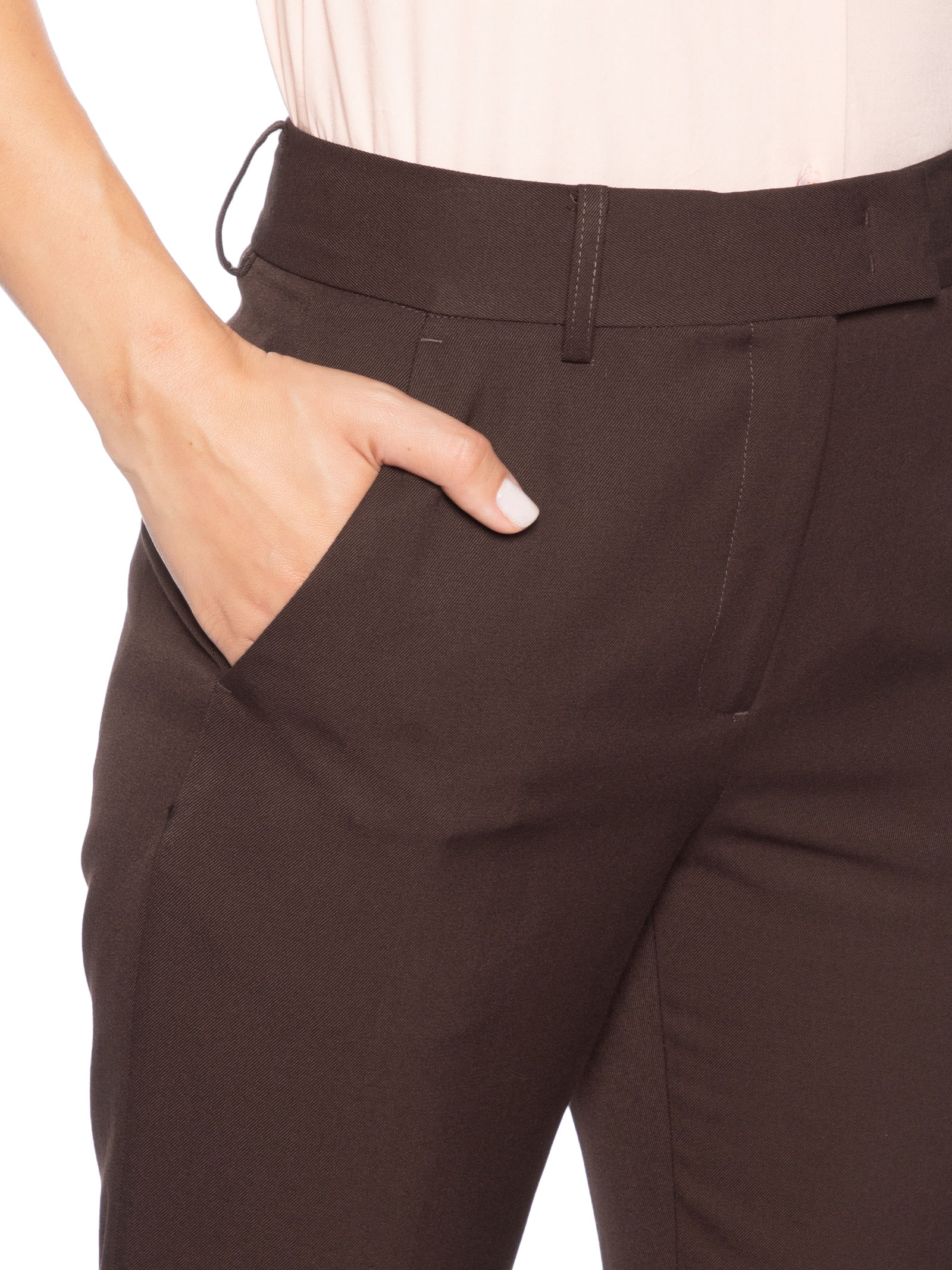 Calça Feminina Stella Marrom Le Lis