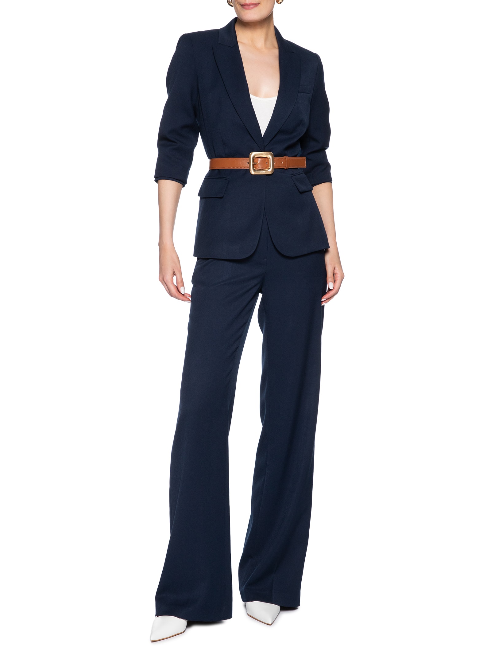 Calça Feminina Stella Reta Azul Le Lis