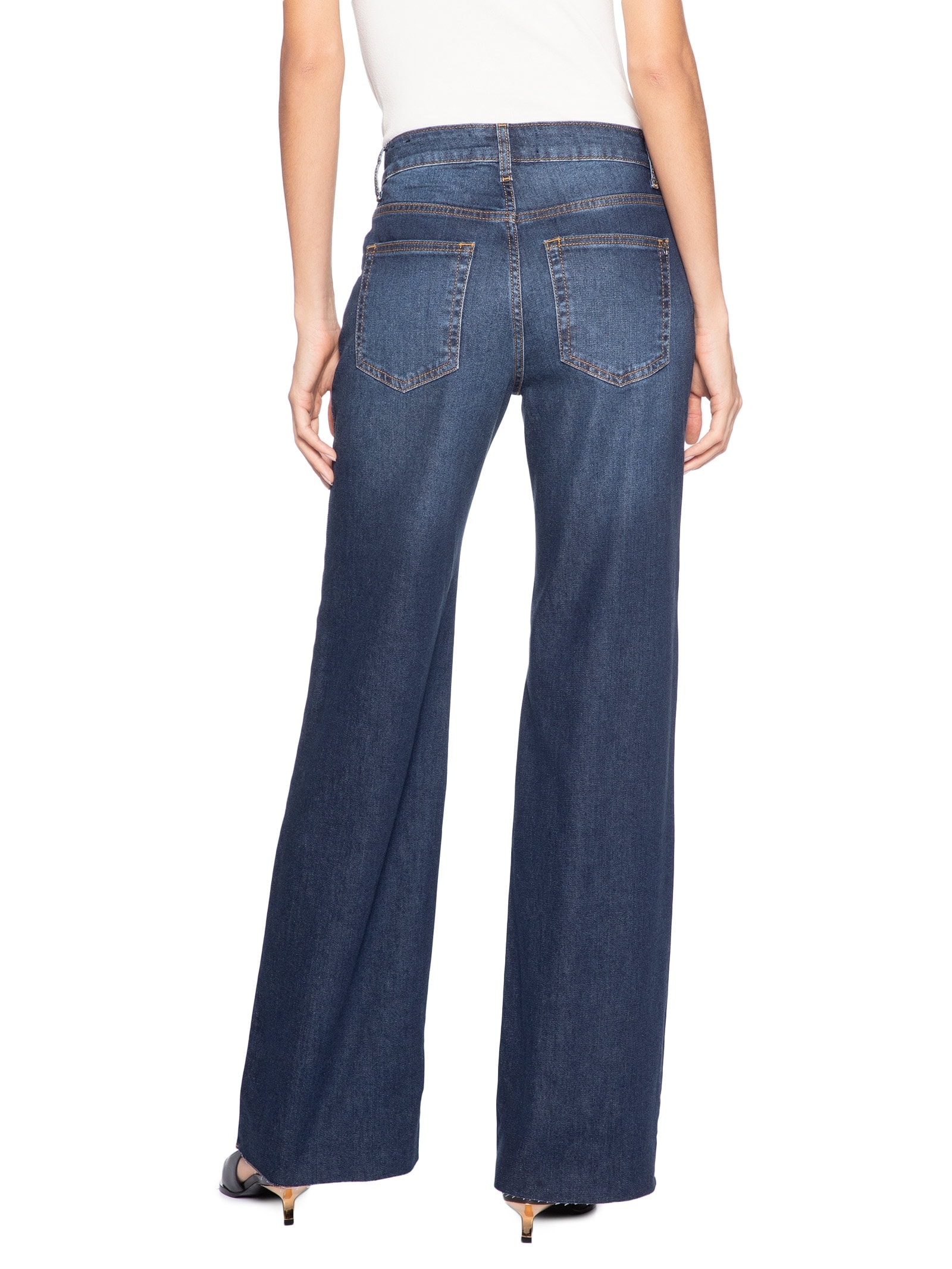 Calça Feminina Straight Jezabel Azul Le Lis