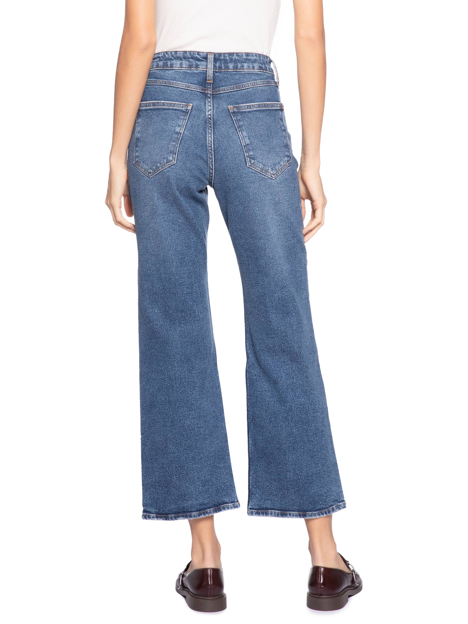 Calça Feminina Straight Joelle Azul Le Lis