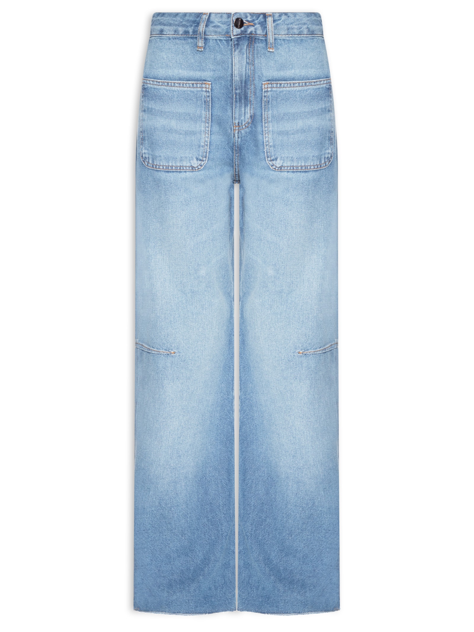 Calça Feminina Straight Lucila Azul Le Lis