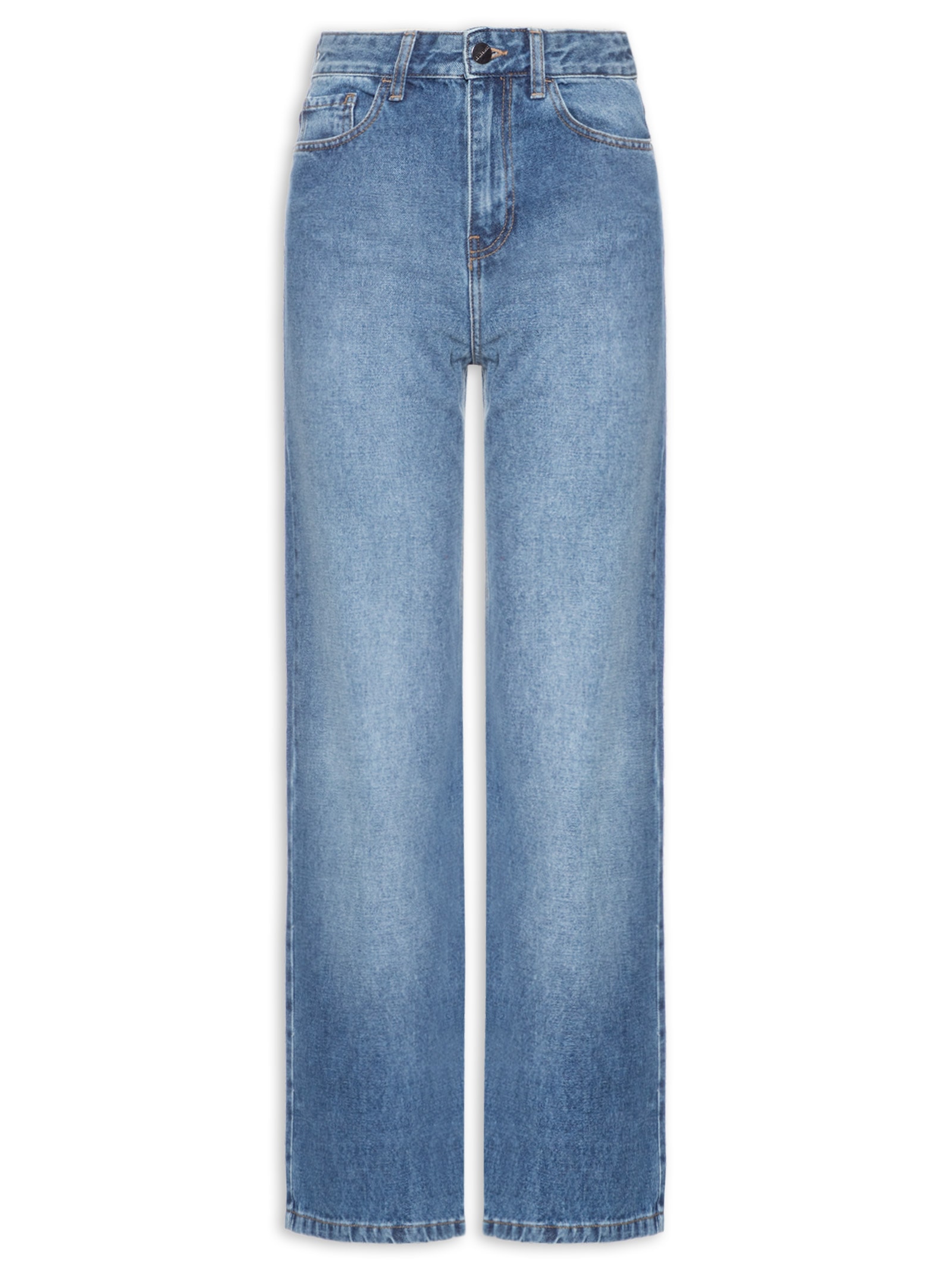 Calça Feminina Straight Nora Azul Le Lis