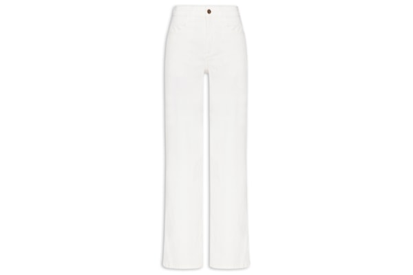Calça Feminina Straight Penelope Sarja - Branco