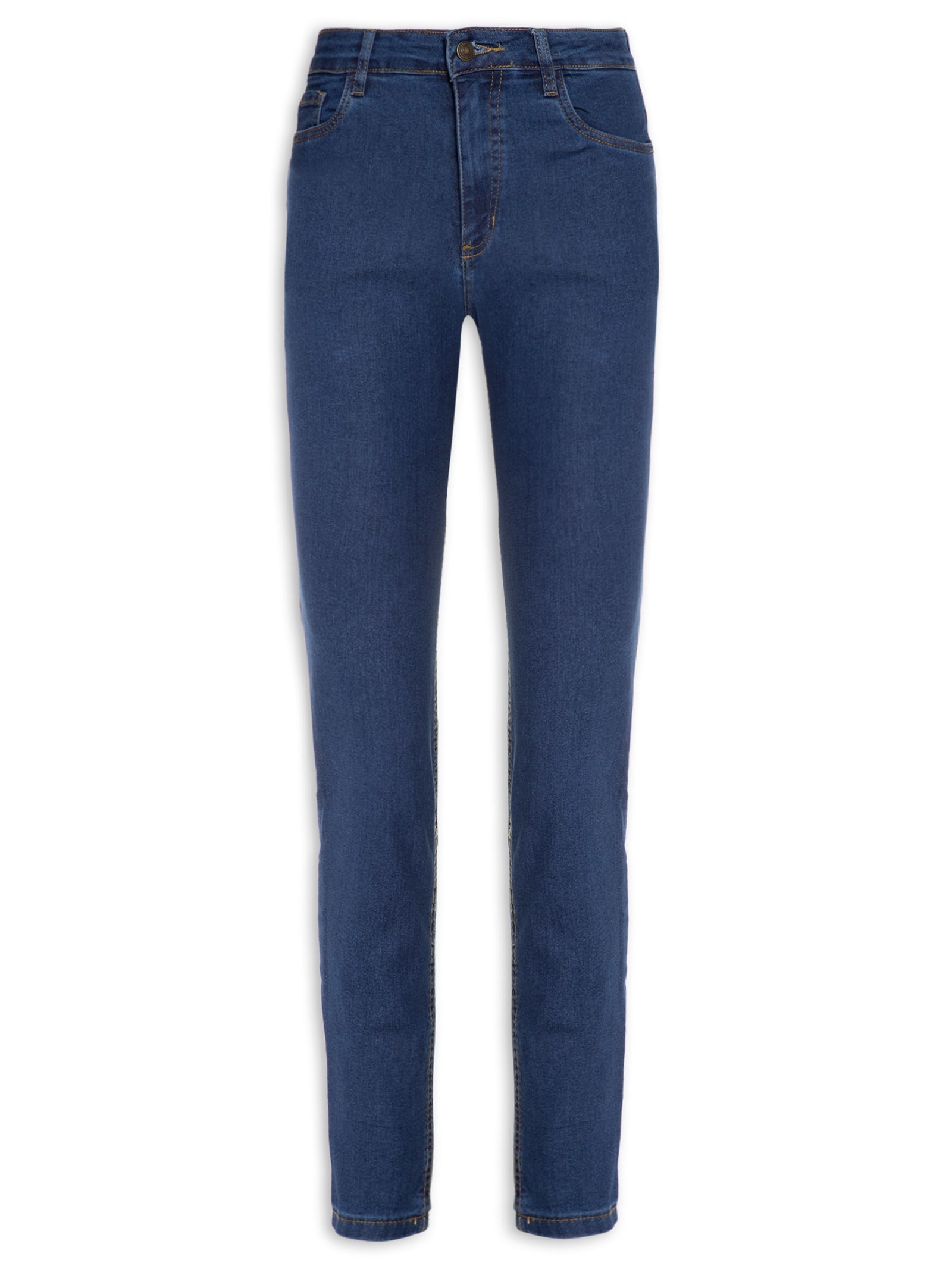 Calça Feminina Super Skinny azul Dzarm