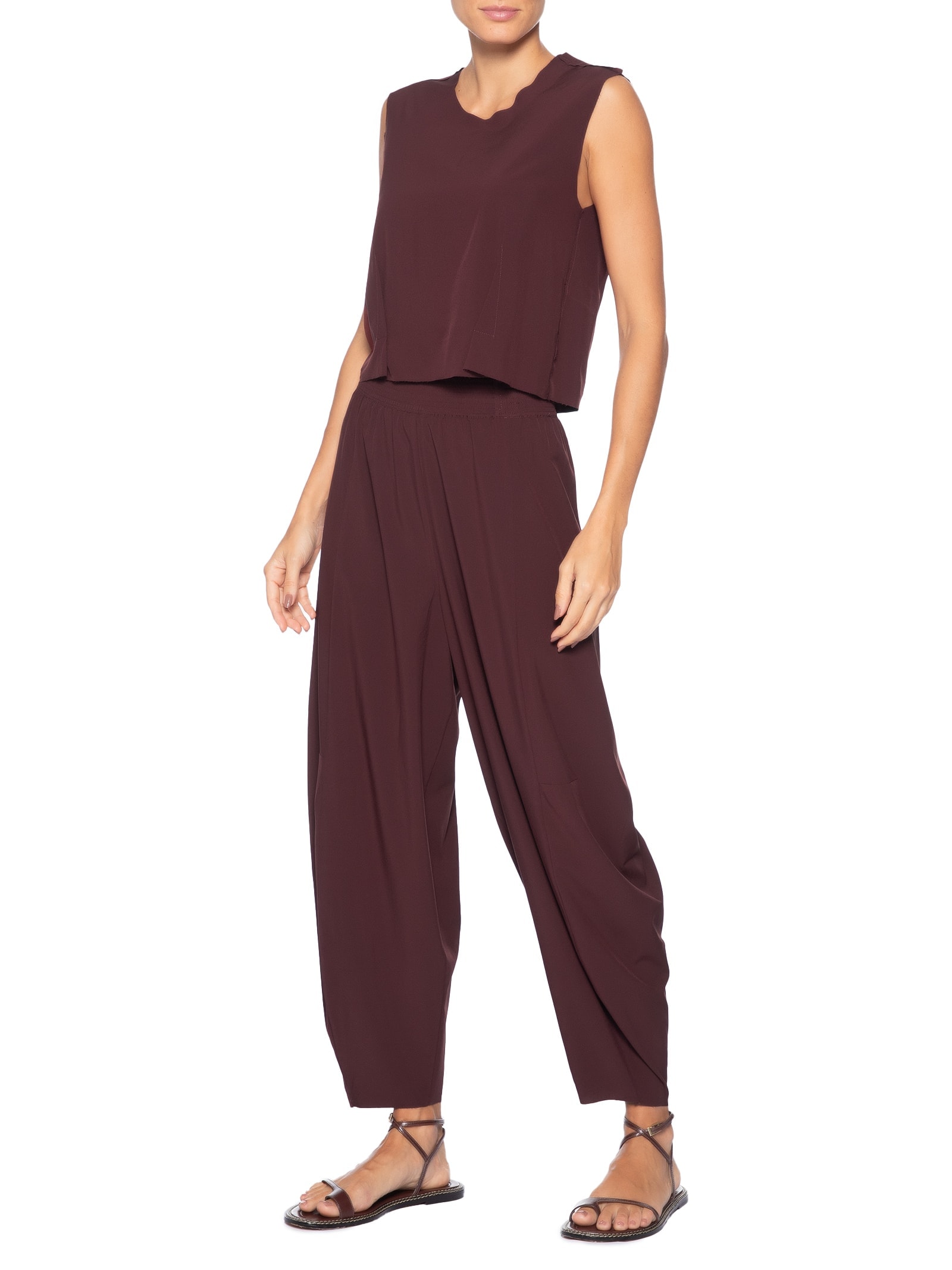 Calça Feminina Superlight Baloon Vermelho Osklen