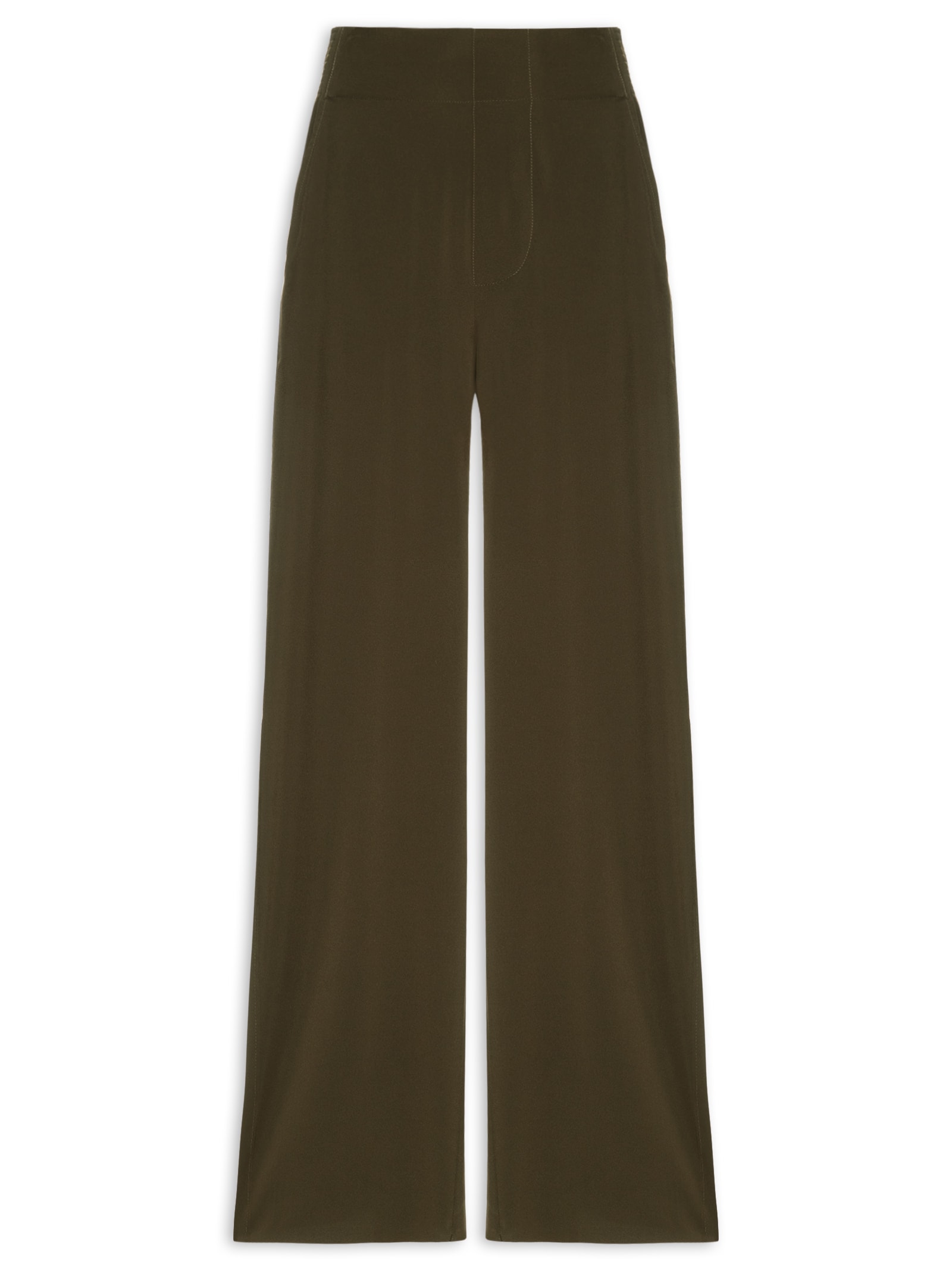 Calça Feminina Superlight Reta Marrom Osklen