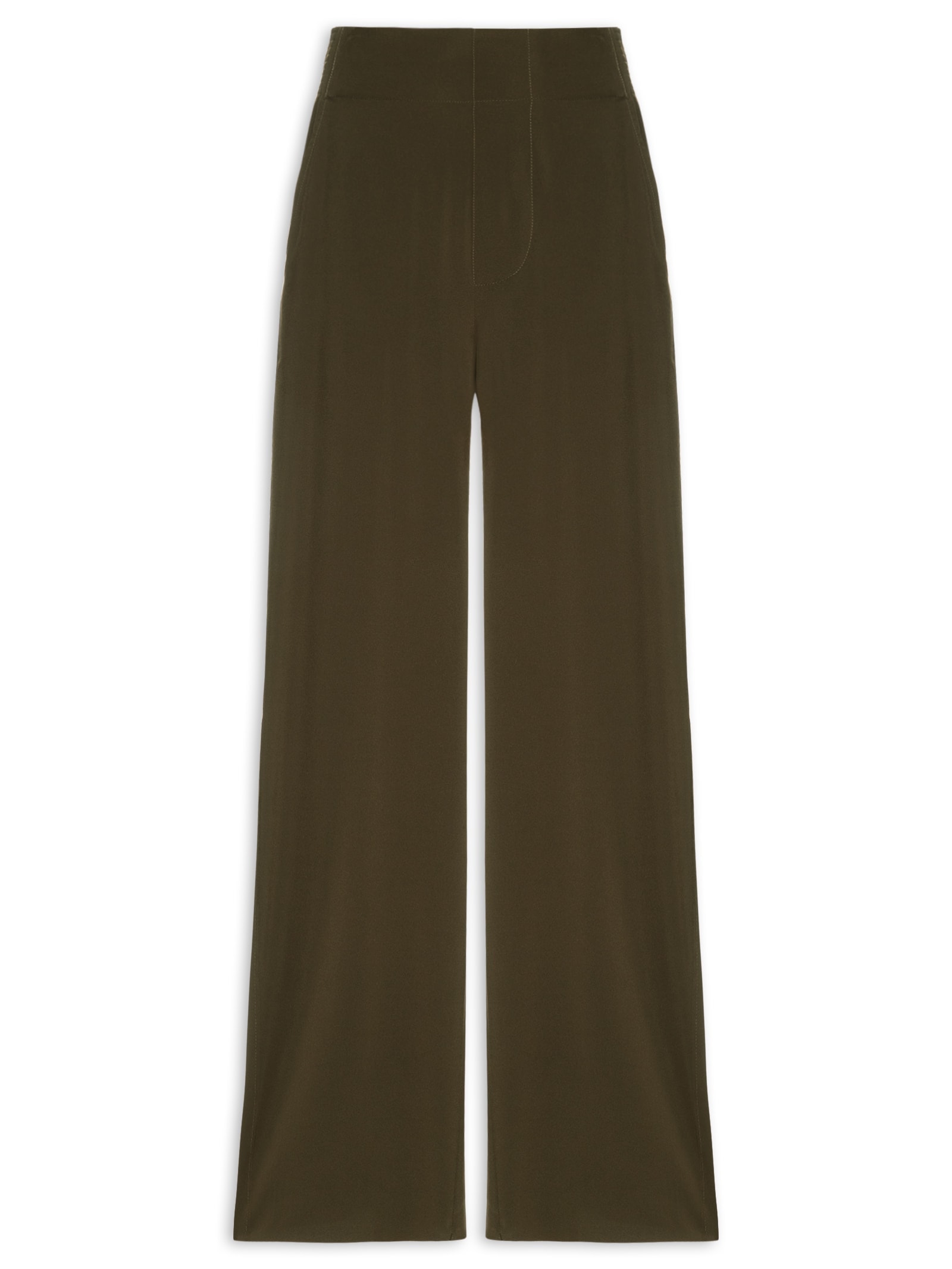 Calça Feminina Superlight Reta Marrom Osklen