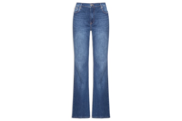Calça Feminina Sylvia High Flare - Azul