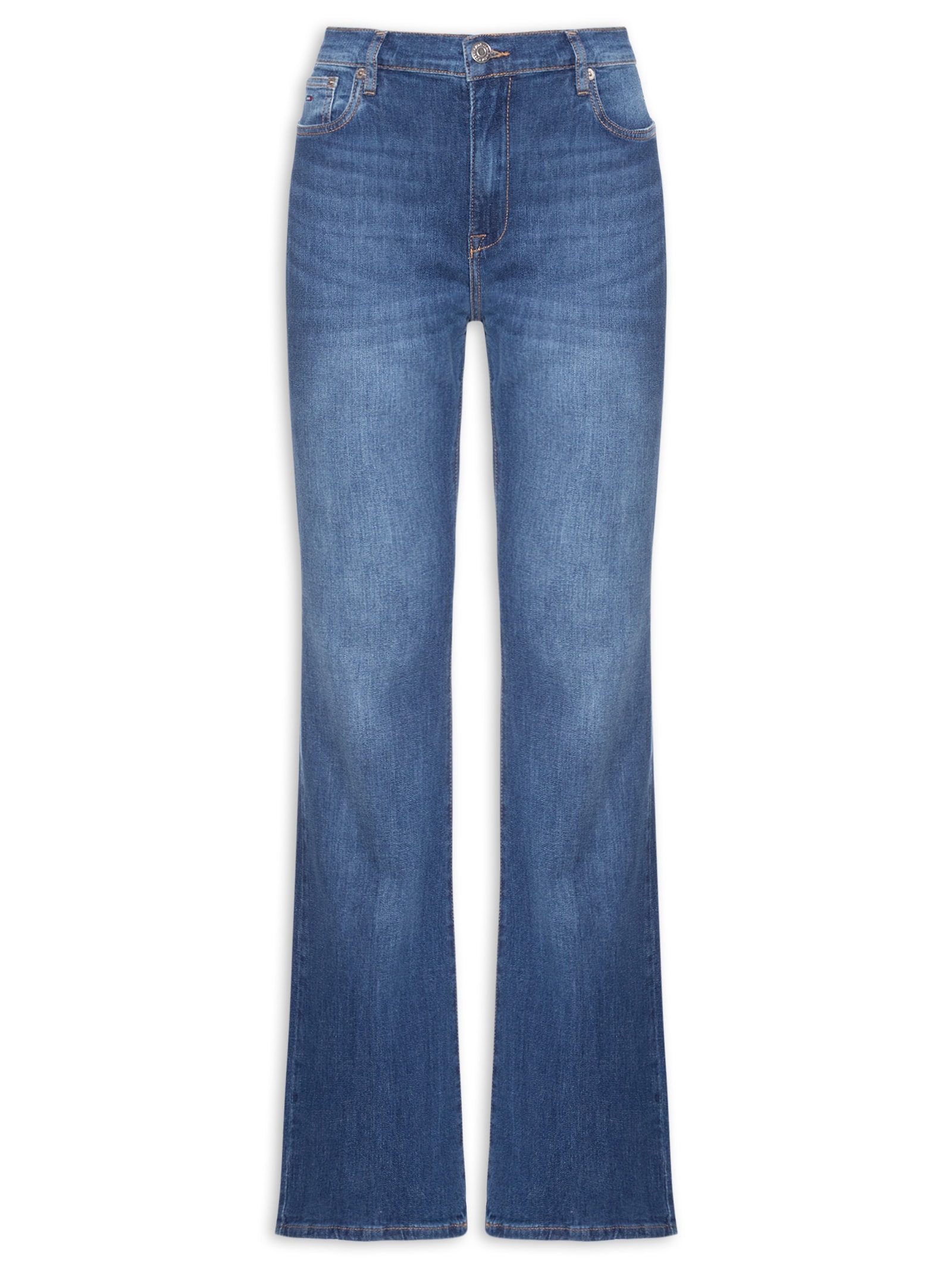 Calça Feminina Sylvia High Flare Azul Tommy Jeans