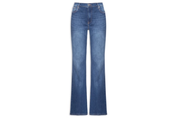 Calça Feminina Sylvia High Flare - Azul
