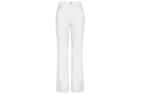 Calça Feminina Sylvia High Flr - Branco