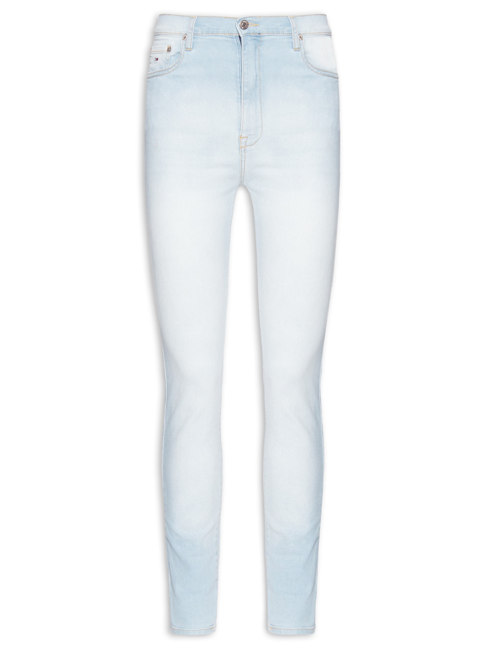 Calça Feminina Sylvia High Skn Azul Tommy Jeans
