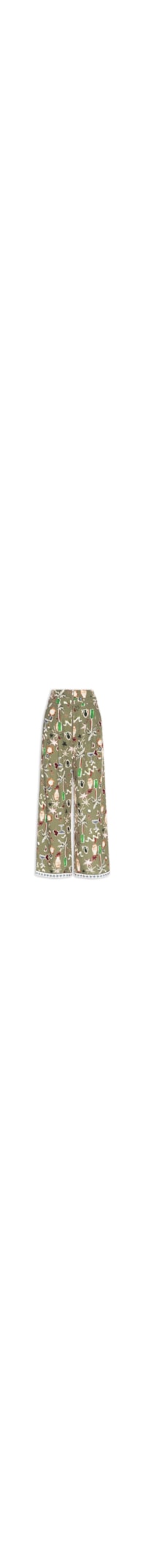 Calça Feminina Talia Estampada - Verde
