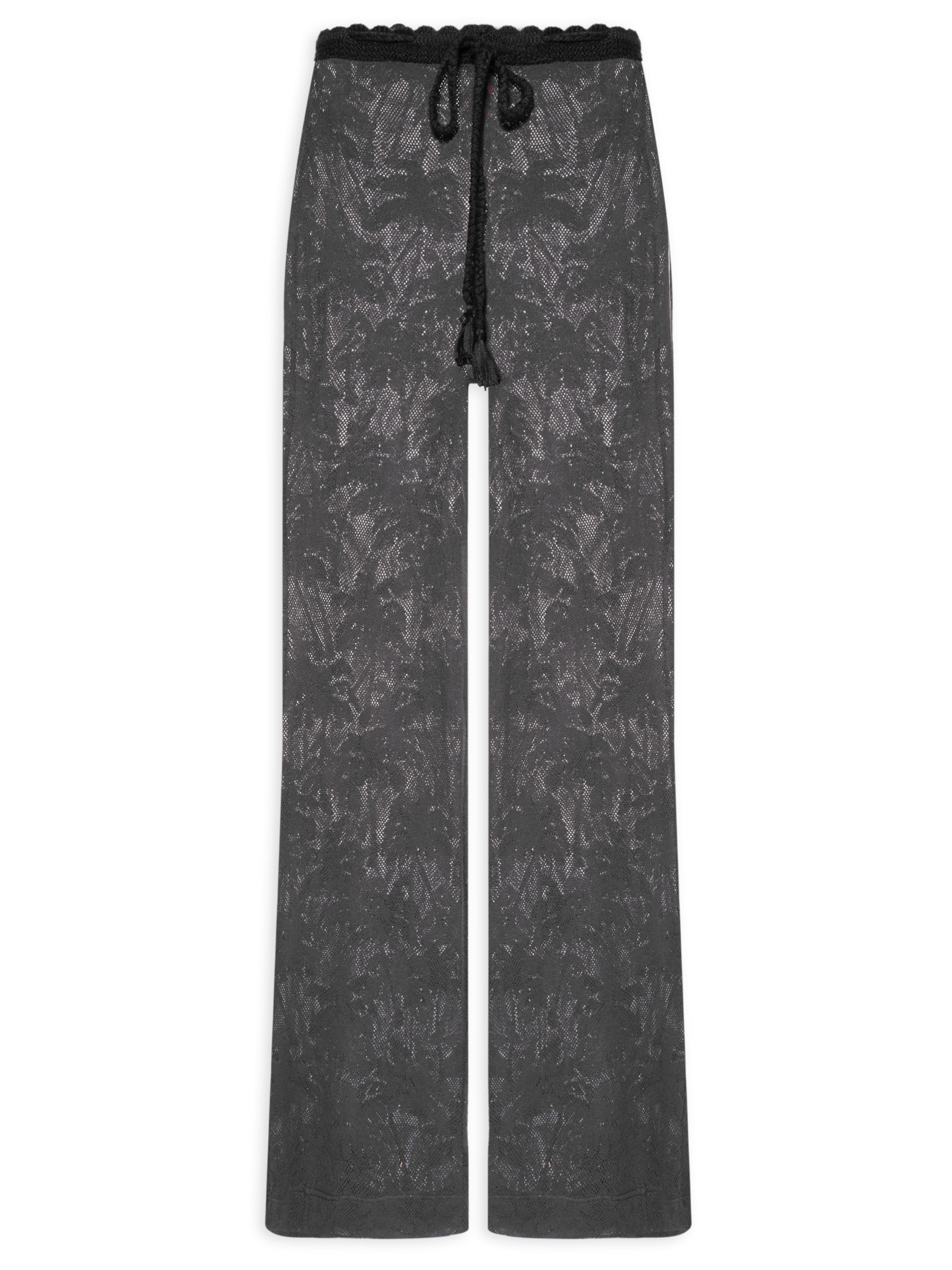 Calça Feminina Tela Coqueiro Preto Farm Praia