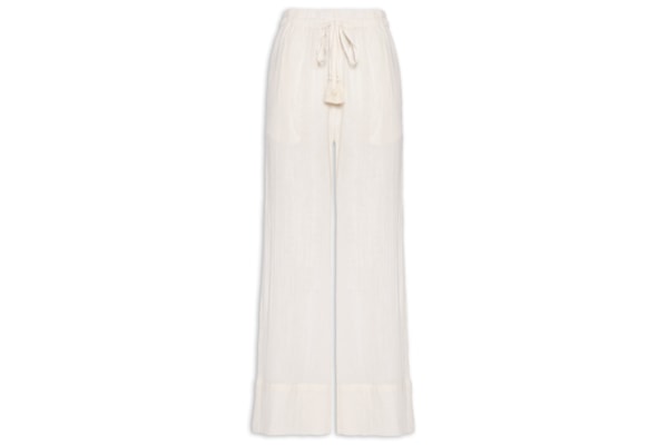Calça Feminina Textura - Branco